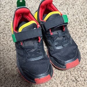 Kids Black and Red Sneakers